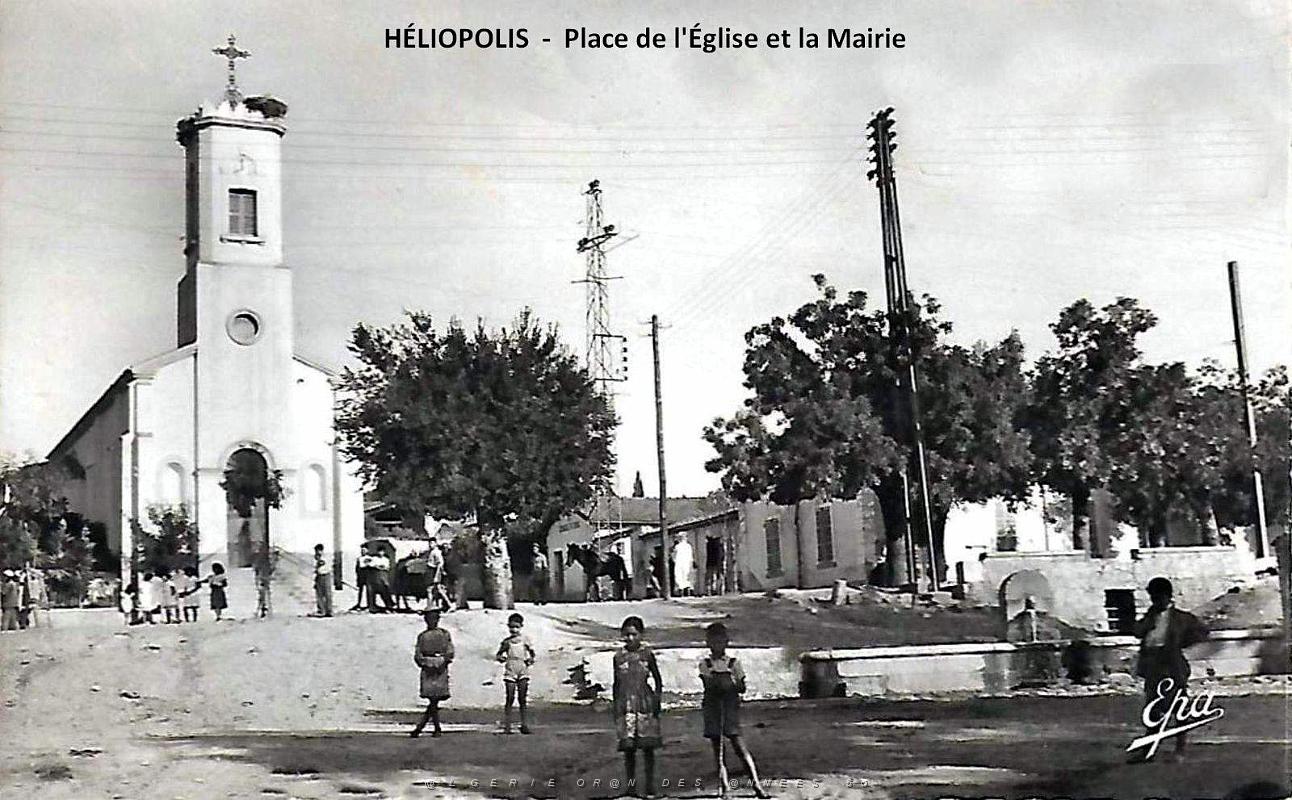 1507- Heliopolis - Place de l'eglise et la Mairie.jpg